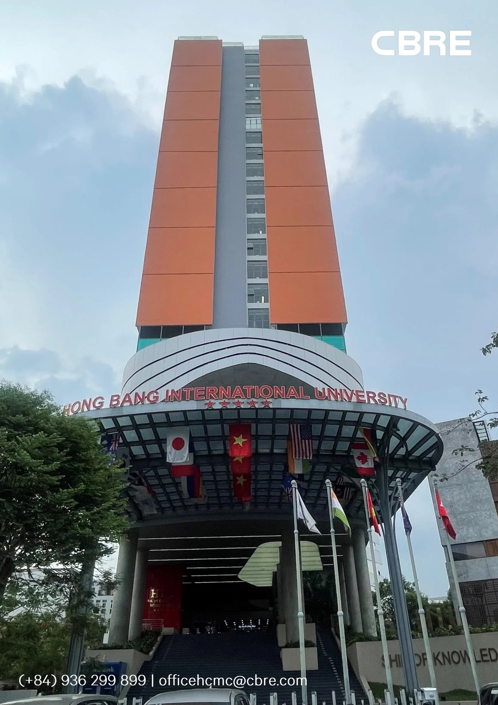 Hong Bang International University Banner
